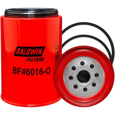 Baldwin Filters Fuel Filter, 3-1/2 in. Lx4-3/8 in. dia. BF46016-O